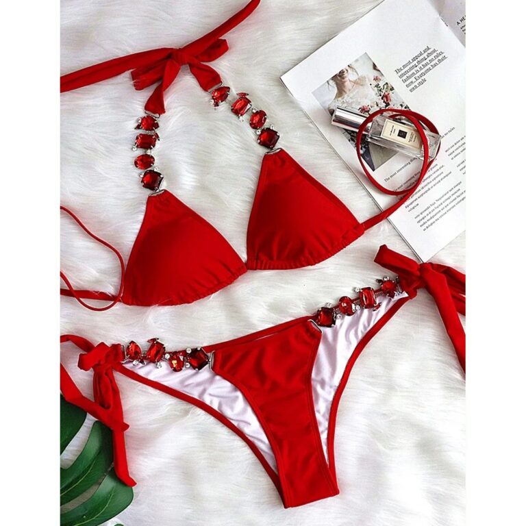 Exclusivo Bikini Rojo Tienda Luzy