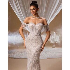 Exclusivo Vestido Crema